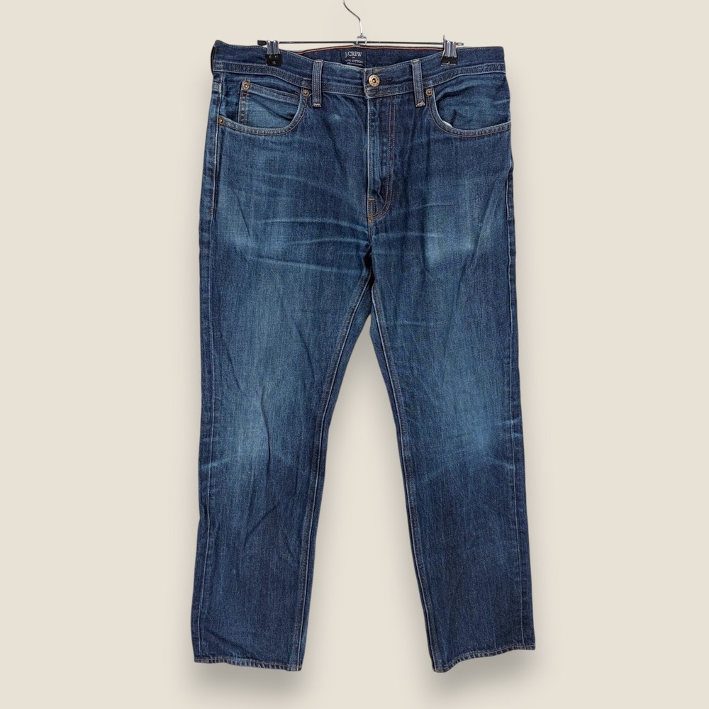 J.Crew The Sutton Jeans Mens 32x30 Blue Straight Fit Denim Casual Classic Pants